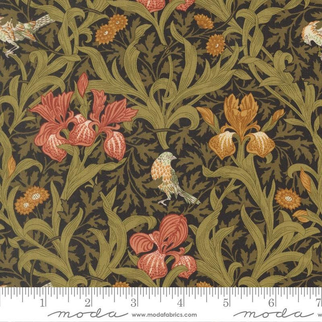 Quilting Cotton Morris Muse Ebony Moda
