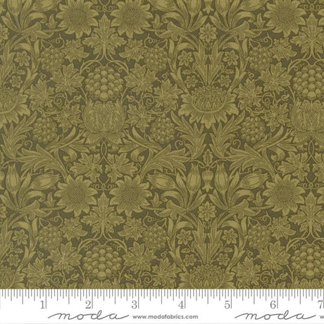 Quilting Cotton Morris Muse Sage Floral Moda