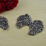 Crystal Bow Iron-On Applique