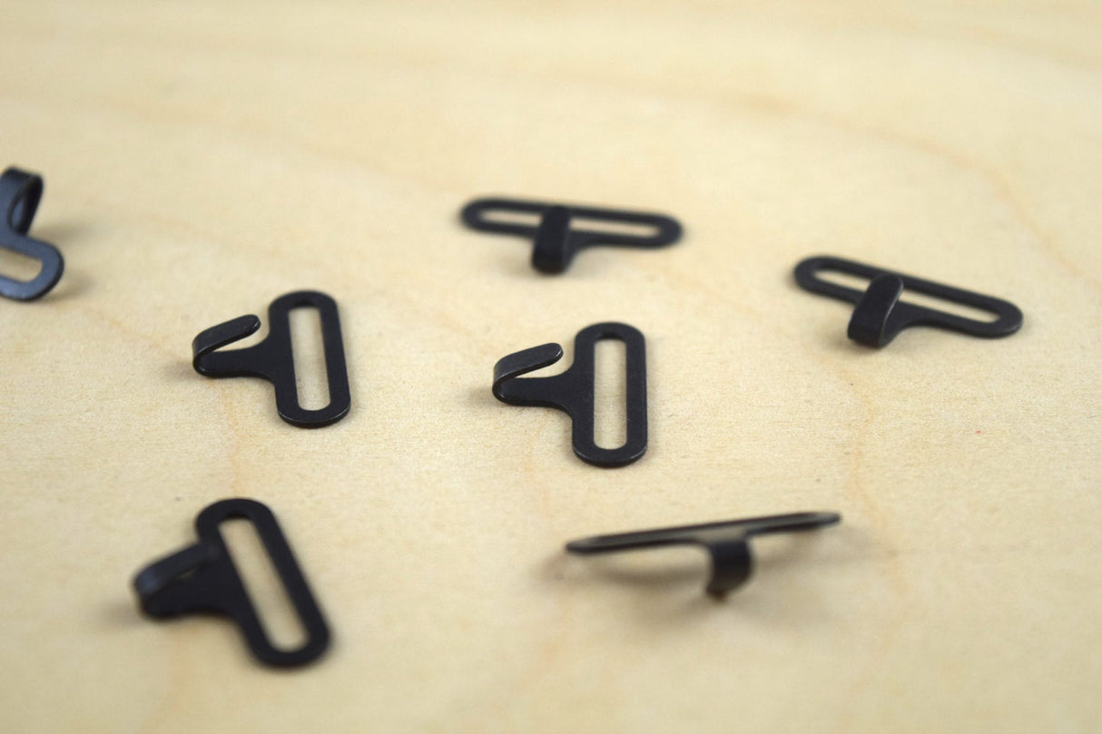 Bow Tie Adjuster Slider Black Metal 3/4"