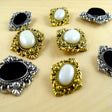 Gothic Cameo Button Shank Pendants