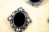 Gothic Cameo Button Shank Pendants