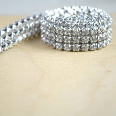 Rhinestone Trim 3/4 Inch Banded