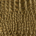 1 Yard Faux Crocodile Vinyl Fabric 100% Polyester