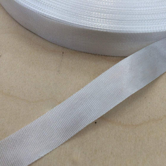 Rayon Seam Binding 5/8" White Black