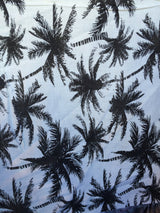 Rayon Challis Palm Print