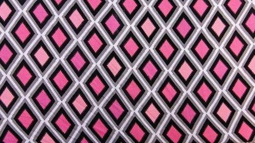 Rayon Diamond Pattern Fabric