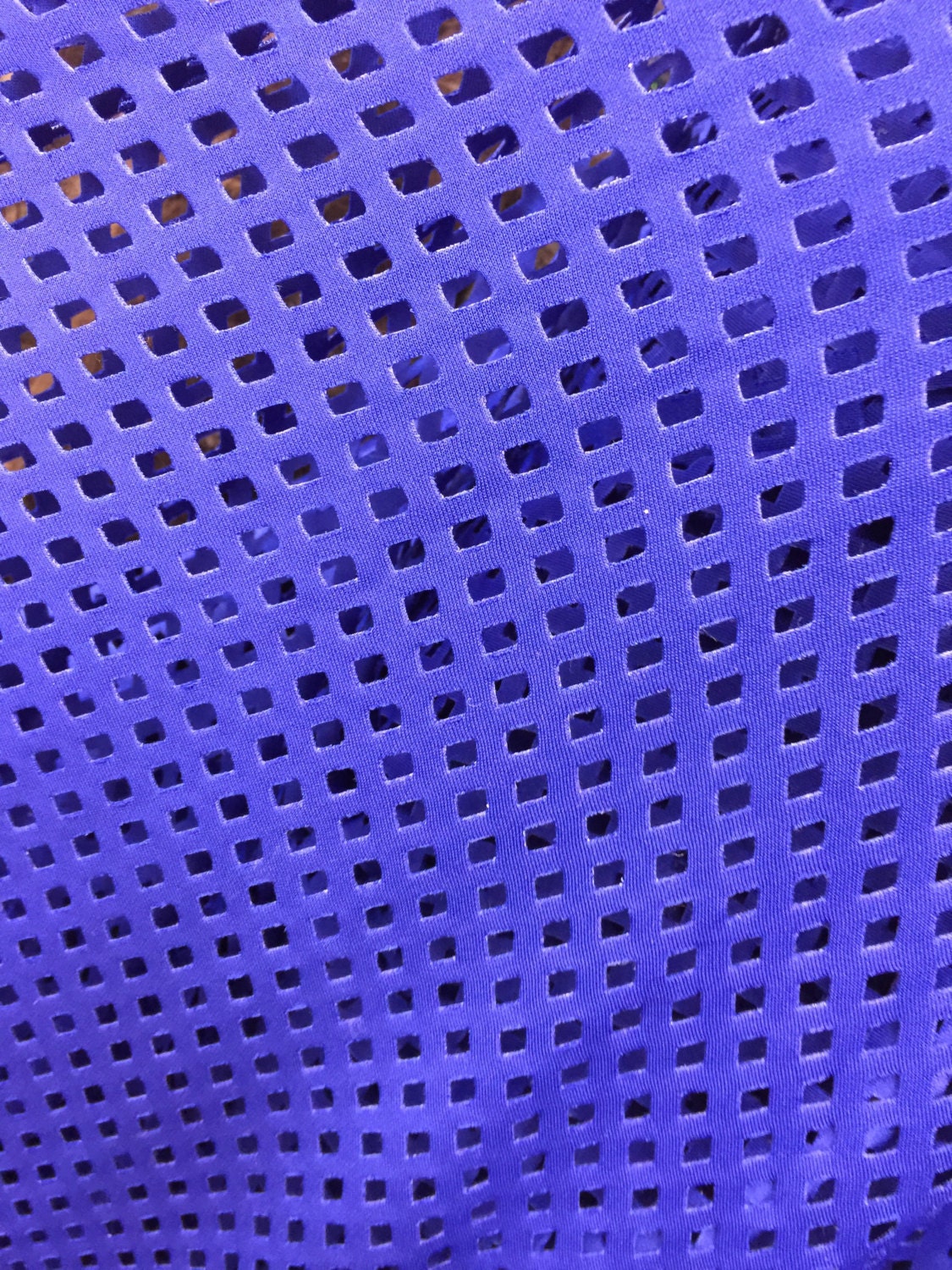 Laser Cut Nylon Fabric Royal Blue