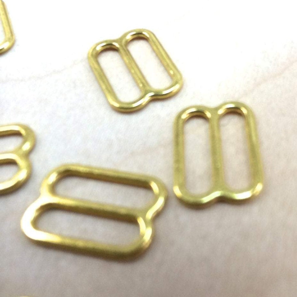 Strap Adjuster Slider Gold 1/2 Inch