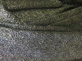 4 Way Stretch Glitter Fabric Black Gold