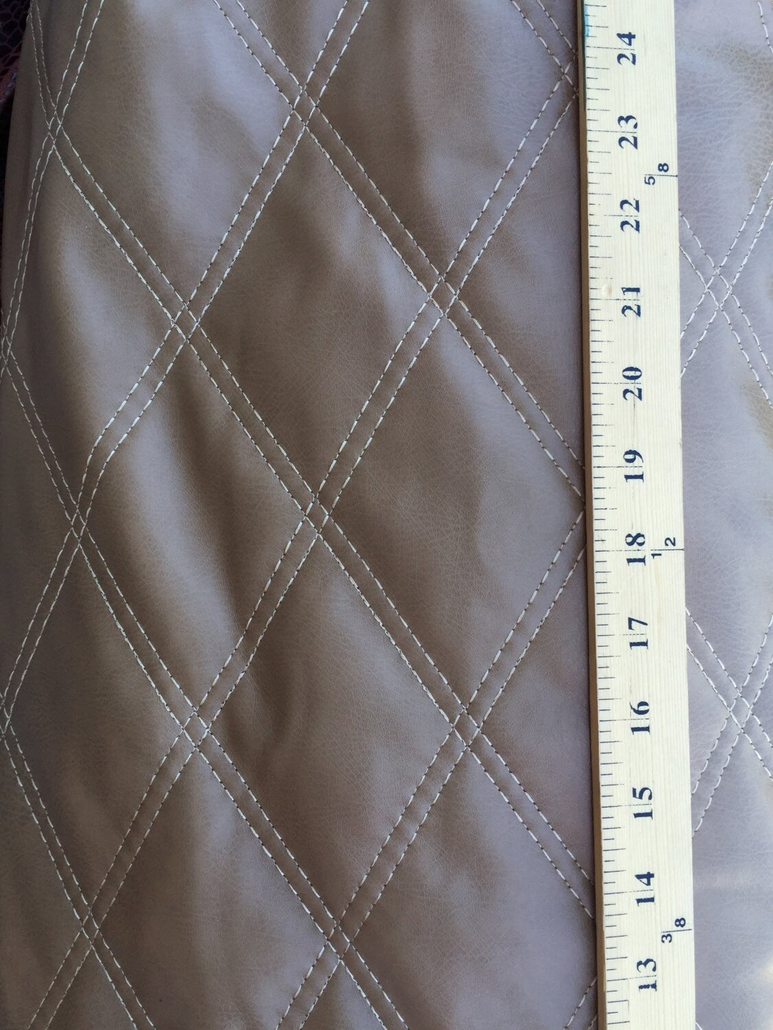 Brown Vinyl Upholstery Fabric