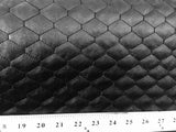 Black Vinyl Upholstery Fabric with Cotton Backing