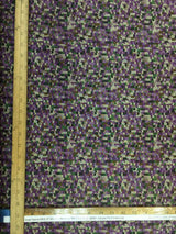 Sequin Rayon Challis Printed Multicolored
