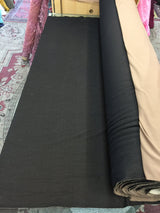 Stretch Poly Cotton Fabric Brown and Camel