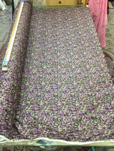 Sequin Rayon Challis Printed Multicolored