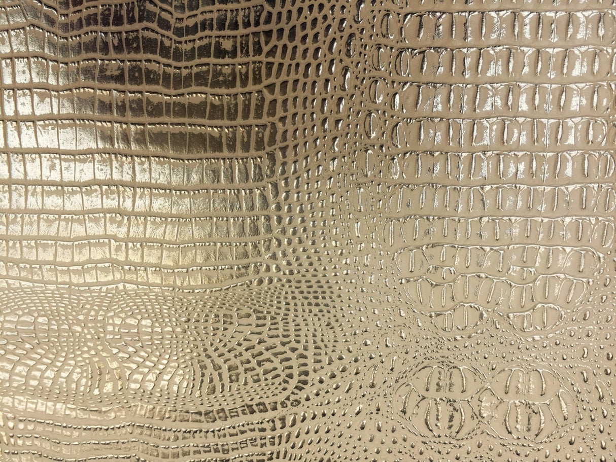 Crocodile Texture Vinyl Peach