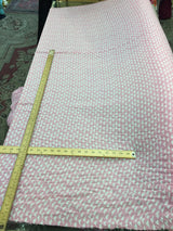 Rayon Challis Birds on Light Pink Background