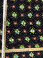 Rayon Challis Black Native American Inspired Print