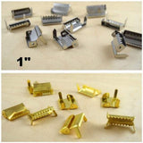 Suspender Strap Adjusters Gold Silver