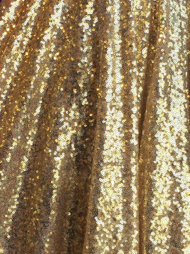 Sequin Fabric Shiny Gold