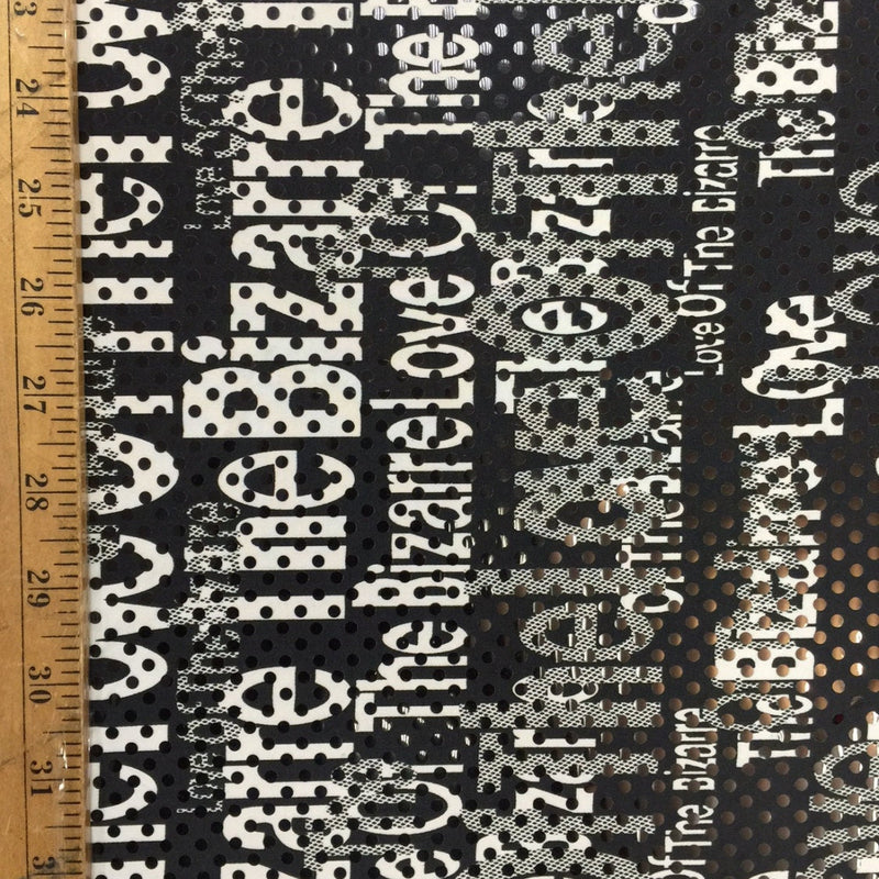 Black Sequin Stretch Fabric