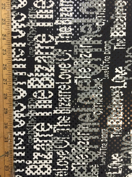 Black Sequin Stretch Fabric