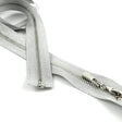 Metallic Silver Open-End Zipper 30 Inch #5