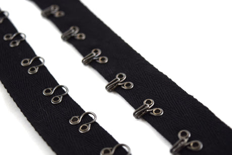 Hook and Eye Twill Tape 7/8" Heavy Duty