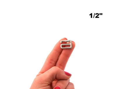 Metal Strap Hooks Silver 1/2 to 1 Inch