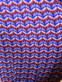 Rayon Challis Ikat Purple Maroon Blue