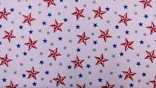 Ponte Roma White Background Star Pattern
