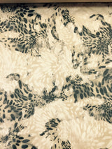 Animal Print Denim Jaguar Fabric