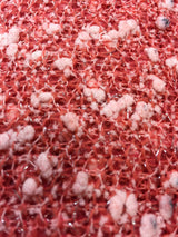 Embroidery Lace Crocheted Coral Fabric