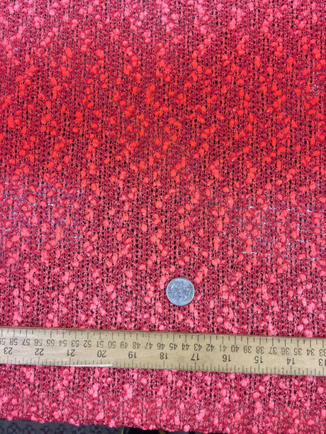 Embroidery Lace Crocheted Coral Fabric