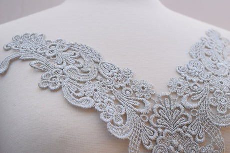 Metallic Venice Lace Applique