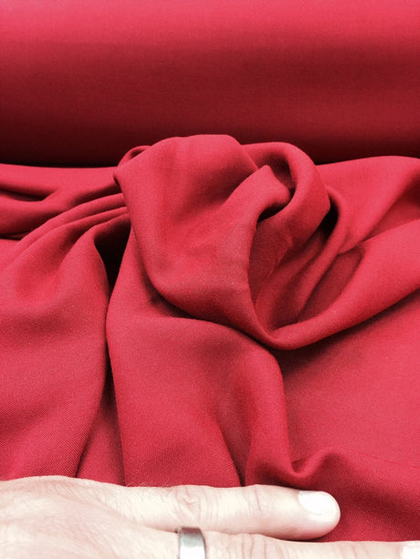 Rayon Challis Red Vampire's Kiss