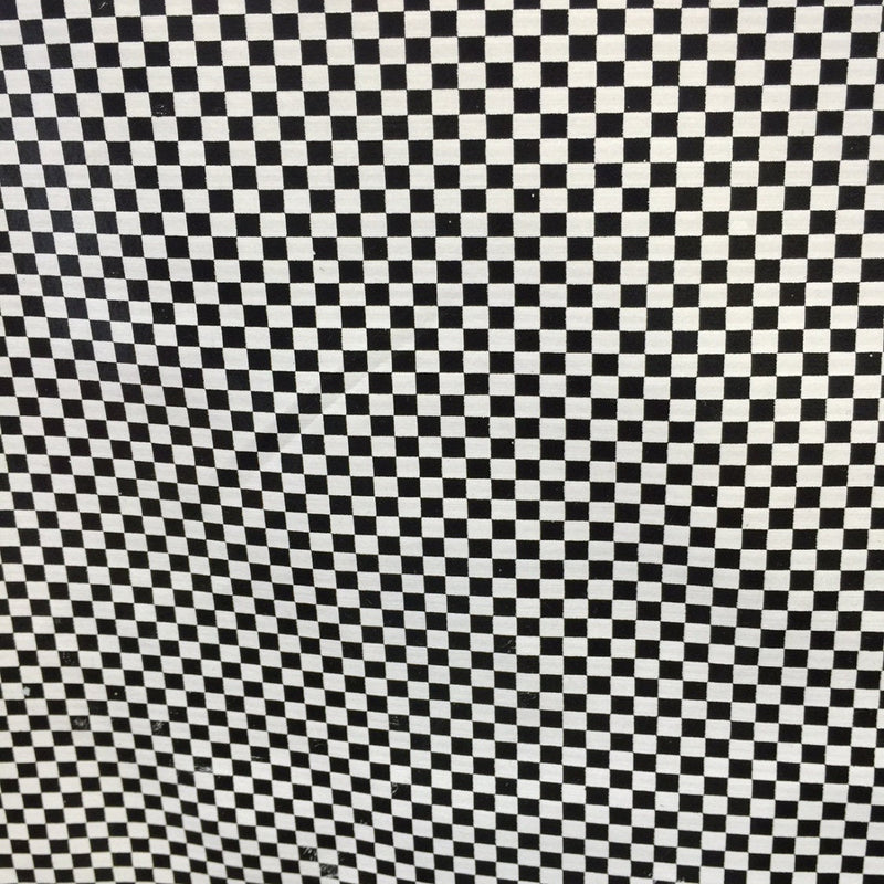 Black and White Gingham Vinyl
