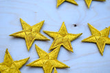 Star Patch Gold Embroidery Iron-On