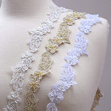 Beaded Bridal Lace Trim 1 Inch