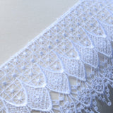 Venice Lace Trim White 4.5 Inch