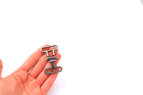 Heavy Duty Metal Buckle 1" Two-Part
