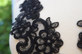 Alencon Lace Applique Pair