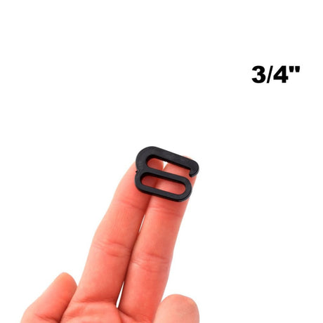 Plastic Hook Swimwear Closure Black