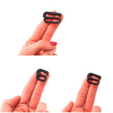 Plastic Hook Swimwear Closure Black