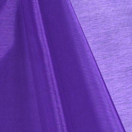 Purple Mirror Crystal Organza Fabric
