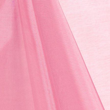 Pink Mirror Crystal Organza Fabric