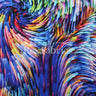 Illumine Nylon Spandex Fabric - Multi Rainbow Print, 4-Way Stretch, 58/60" Width (1 Yard)