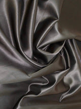Dark Grey Duchesse Satin