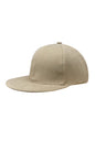 Panel Caps 6204 Cotton Twill Fabric - Khaki, Structured 6-Panel, Low-Profile, Snapback Adjustable, One Size (1 Unit)