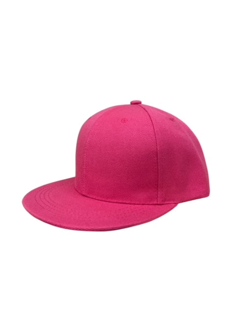 Panel Caps 6204 Cotton Twill Fabric - Hot Pink, Structured 6-Panel, Low-Profile, Pro-Model, Snapback Adjustable, One Size